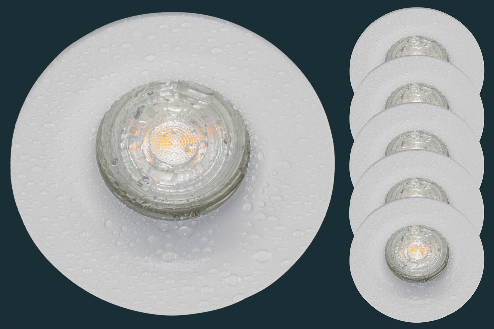 5er-set-led-einbaustrahler-curved-base-ip44-rund-weiss-881676 5er Set LED Einbaustrahler CURVED BASE, IP44, rund, weiß