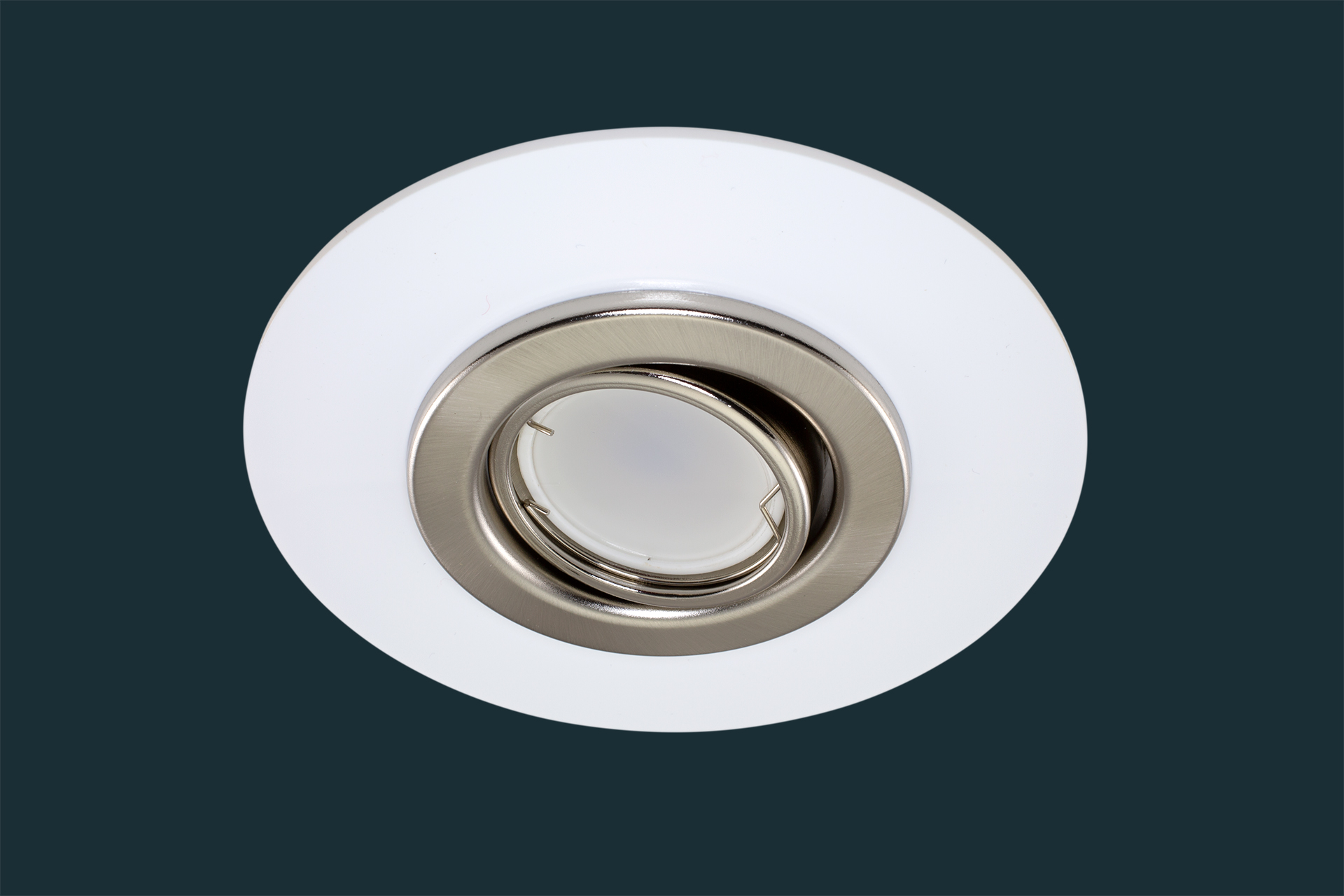 Ausgleichsblende Ø 15 cm mit Federverlängerung, weiß