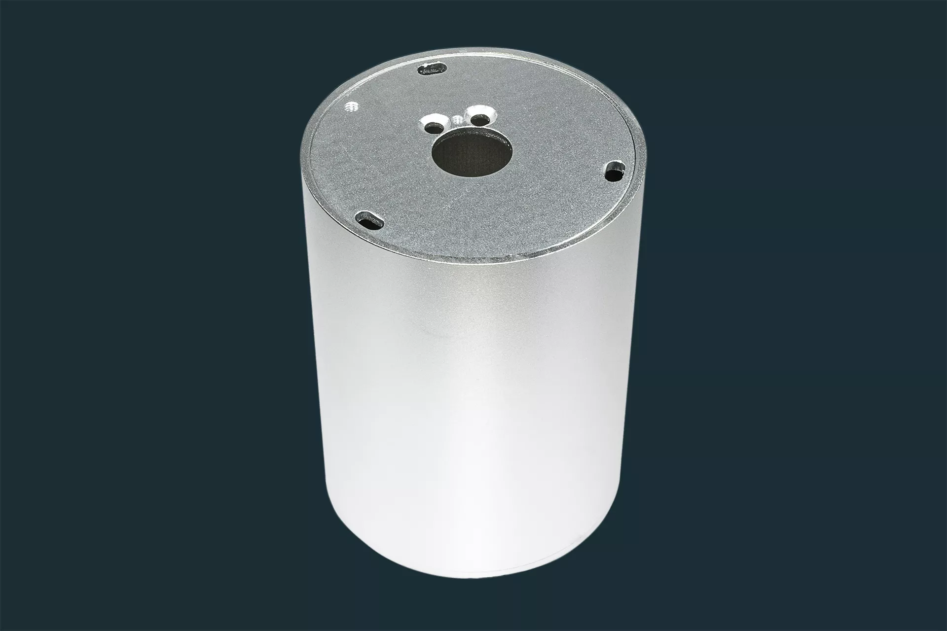 Runder LED Aufbaustrahler 7W GU10, Aluminium, dimmbar