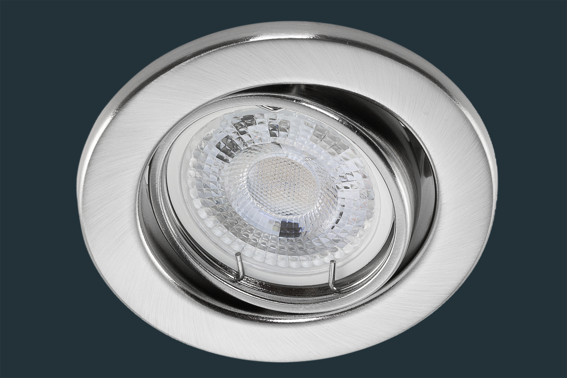 LED Einbaustrahler 5 Watt, matt chrom