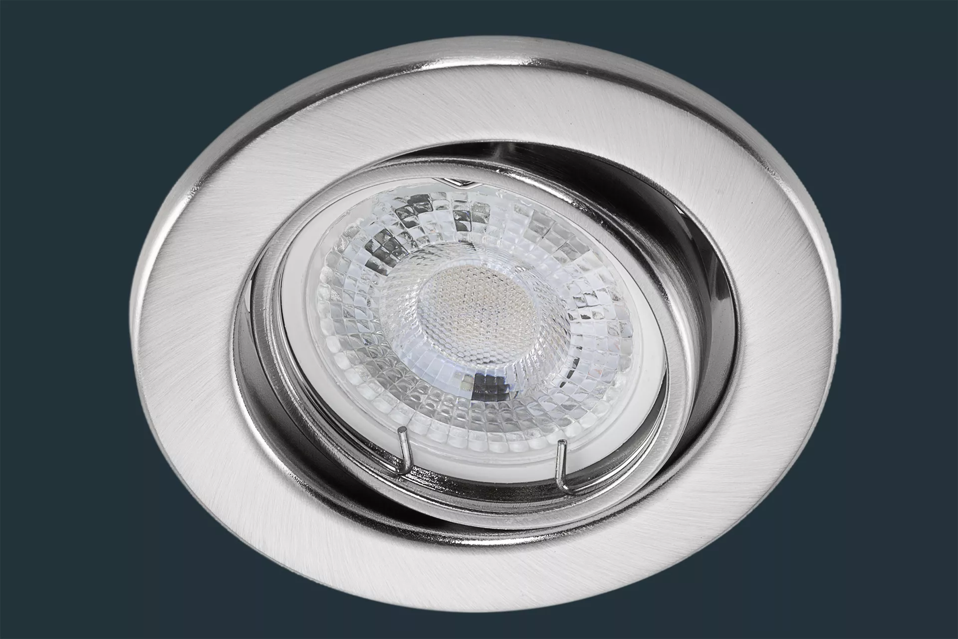 LED Einbaustrahler 5 Watt, matt chrom