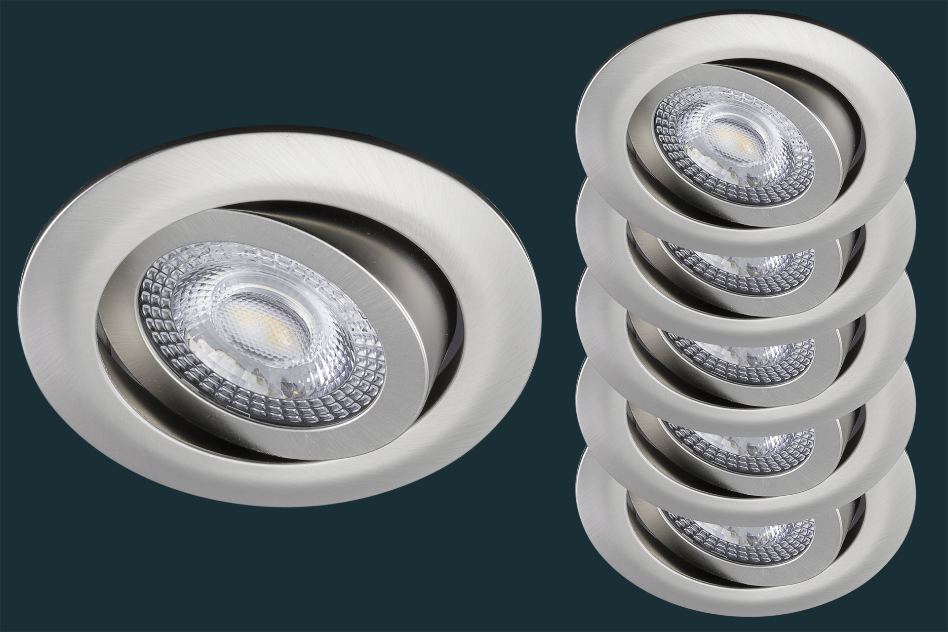 5er-set-led-einbaustrahler-flach-tri-dim-click-5w-matt-chrom-881525 5er Set LED Einbaustrahler flach TRI DIM Click, 5W, matt-chrom