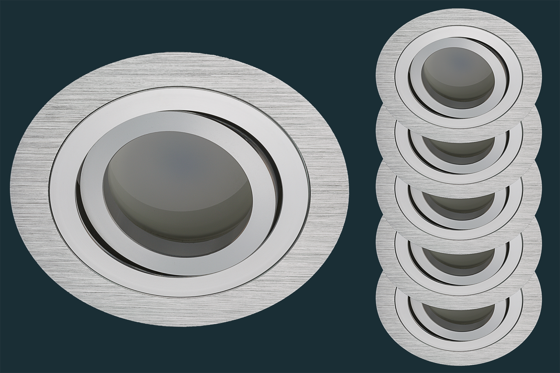 5er-led-einbaustrahler-set-solid-alu-flat-dim-120-rund-881515 5er LED Einbaustrahler Set Solid Alu, FLAT DIM 120, rund